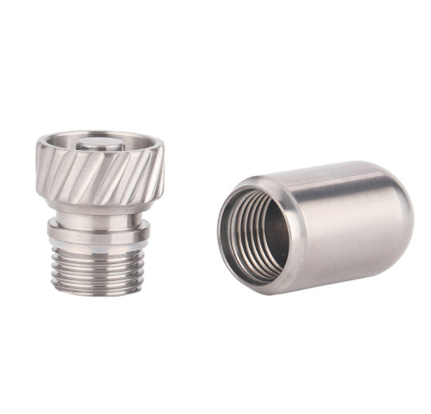 New Titanium Mini Sealed Waterproof Pill Box Storage Pendant Box EDC Tools