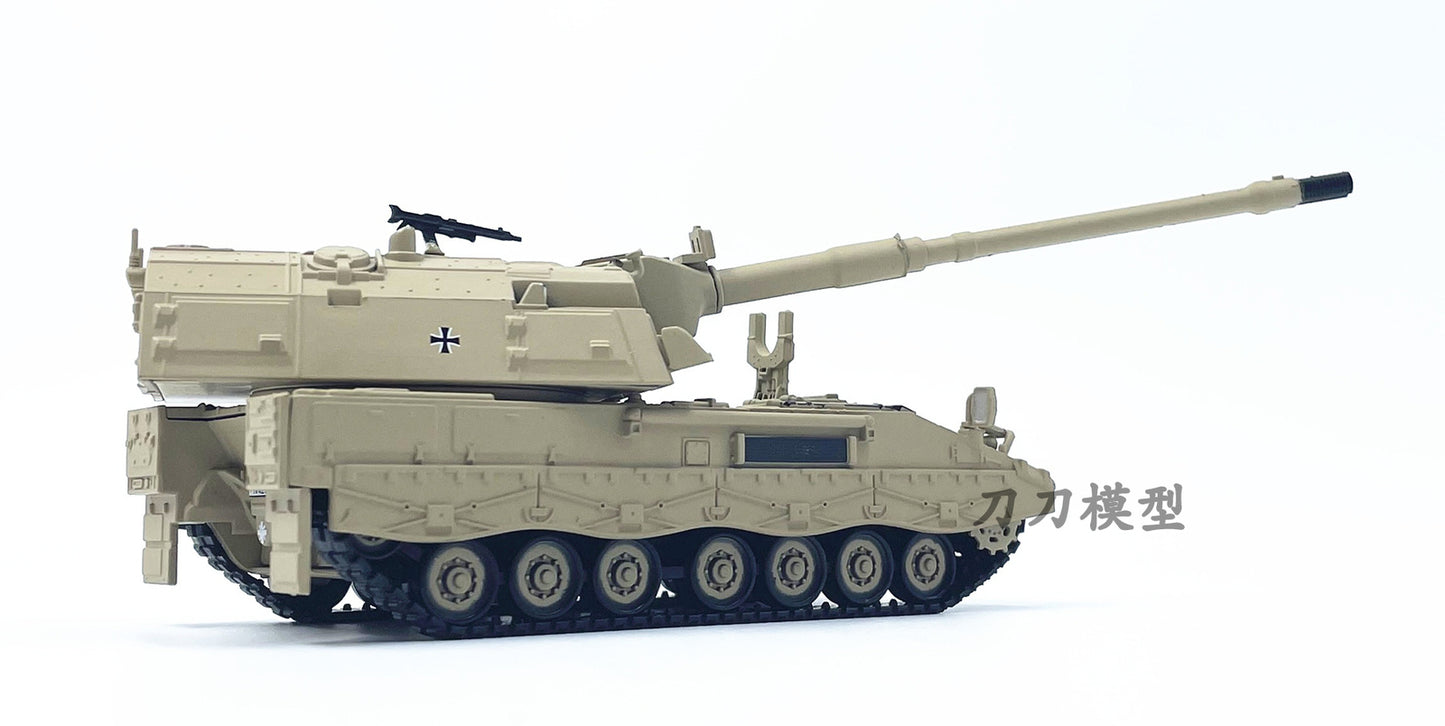 1:72 German PZH2000 self-propelled gun howitzer tank chariot simulation model