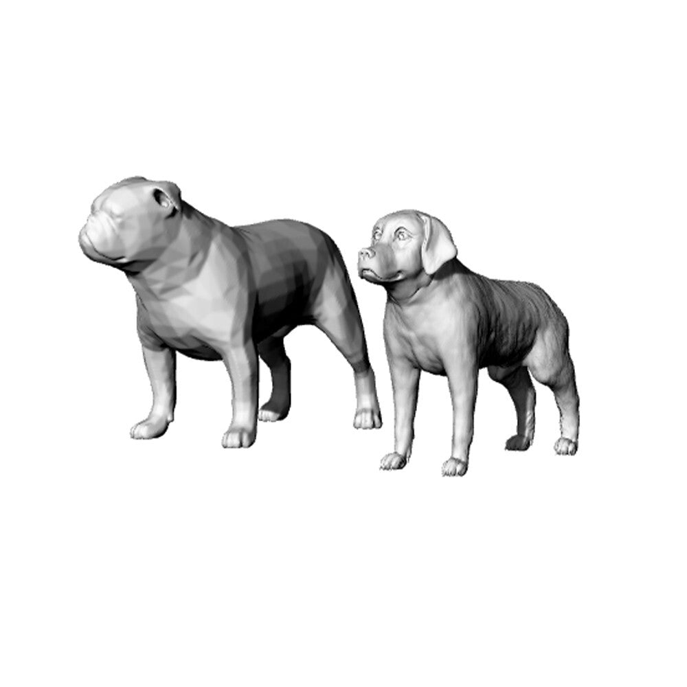 Yao's Studio LYT87102 1/87 Dog 1 pc For Model Railroads Display