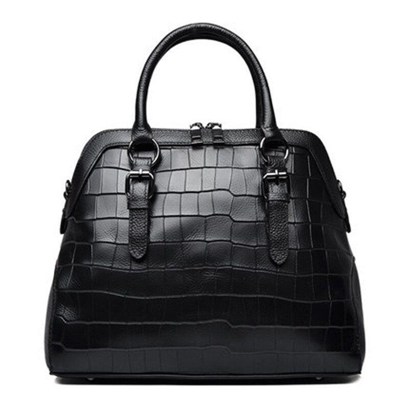 Fashion Women Handbag Genuine Leather Shoulder Luxury Crossbody Purse 31*26*12CM