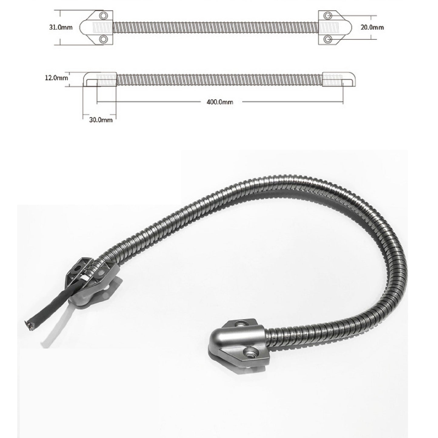 Door Loop Electric Exposed Mounting Protection Sleeve Access Control Cable Line