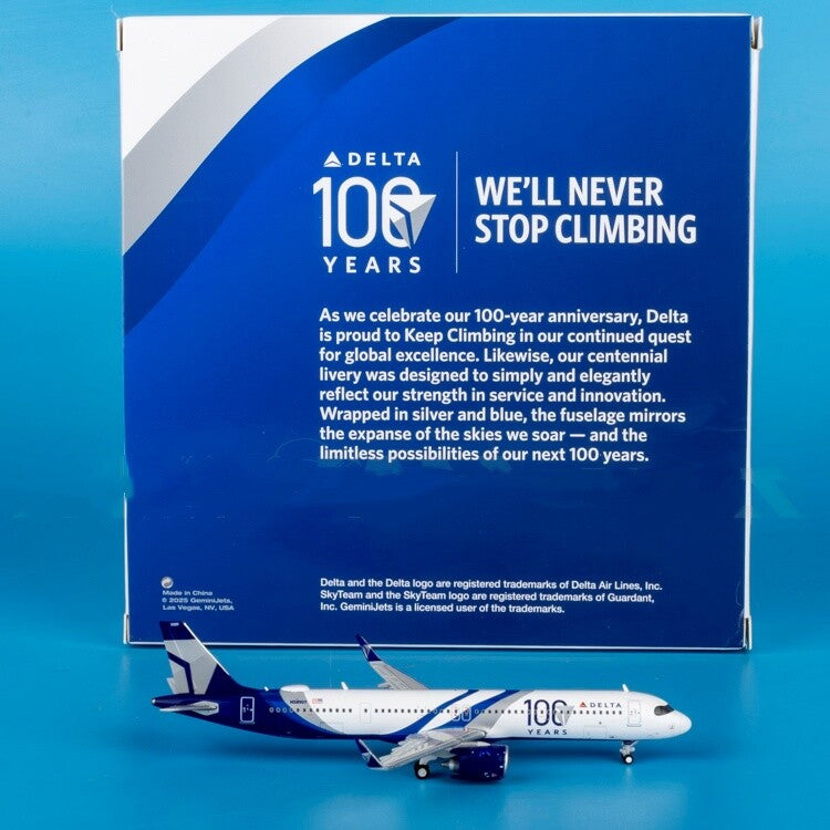 1:400 Geminijets Delta Air Lines Airbus A321neo Passenger Airplane Diecast Model