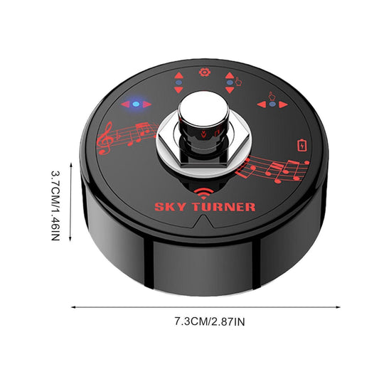 Bluetooth Reading Page Turning Pedal Rechargeable Foot Switch For Music Sheet