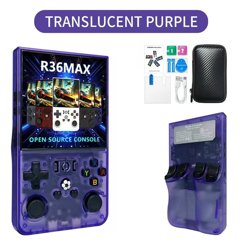 R36max 4 Inch Super Screen Open Source Handheld Game Console Linu 15000+Games