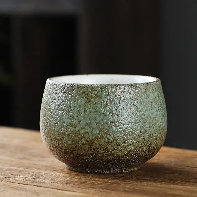 Coarse Pottery Kiln Change Tea Cup Single Cup Master Cup Retro Kung Fu Tea Set