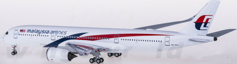 1:400 NG Model Malaysia Airline AIRBUS A350-900 Passenger Airplane Diecast Model