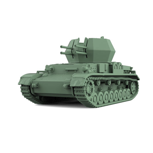 SS160481 1/160 Military Model Kit German Wirbelwind Self-Propelled Anti-Tank Gun