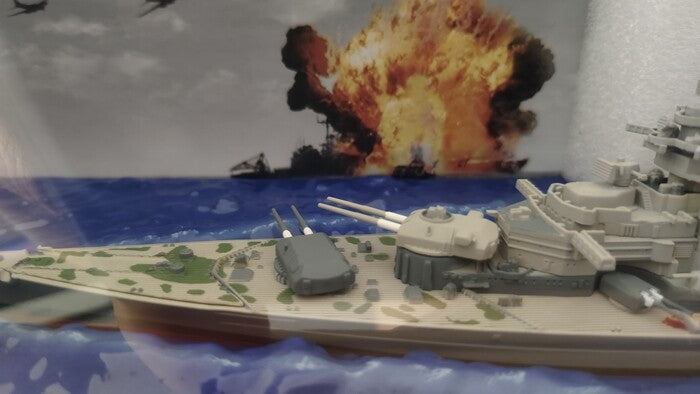 1:700 36CM FOV WWII GERMAN NAVY TIRPITZ Battleship Diecast Carrier Warship Model