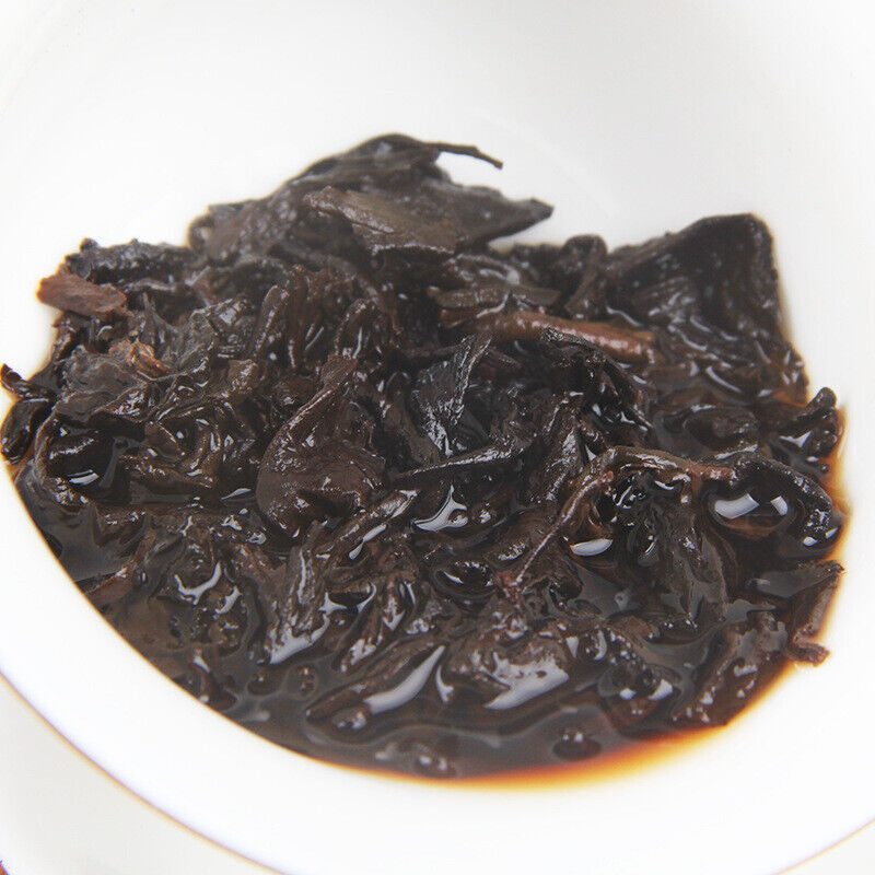 Yiwu Yunnan Seven Seed Cake Tea 357g Pu'er Tea Ripe Tea Golden Hao Ripe Tea Cake