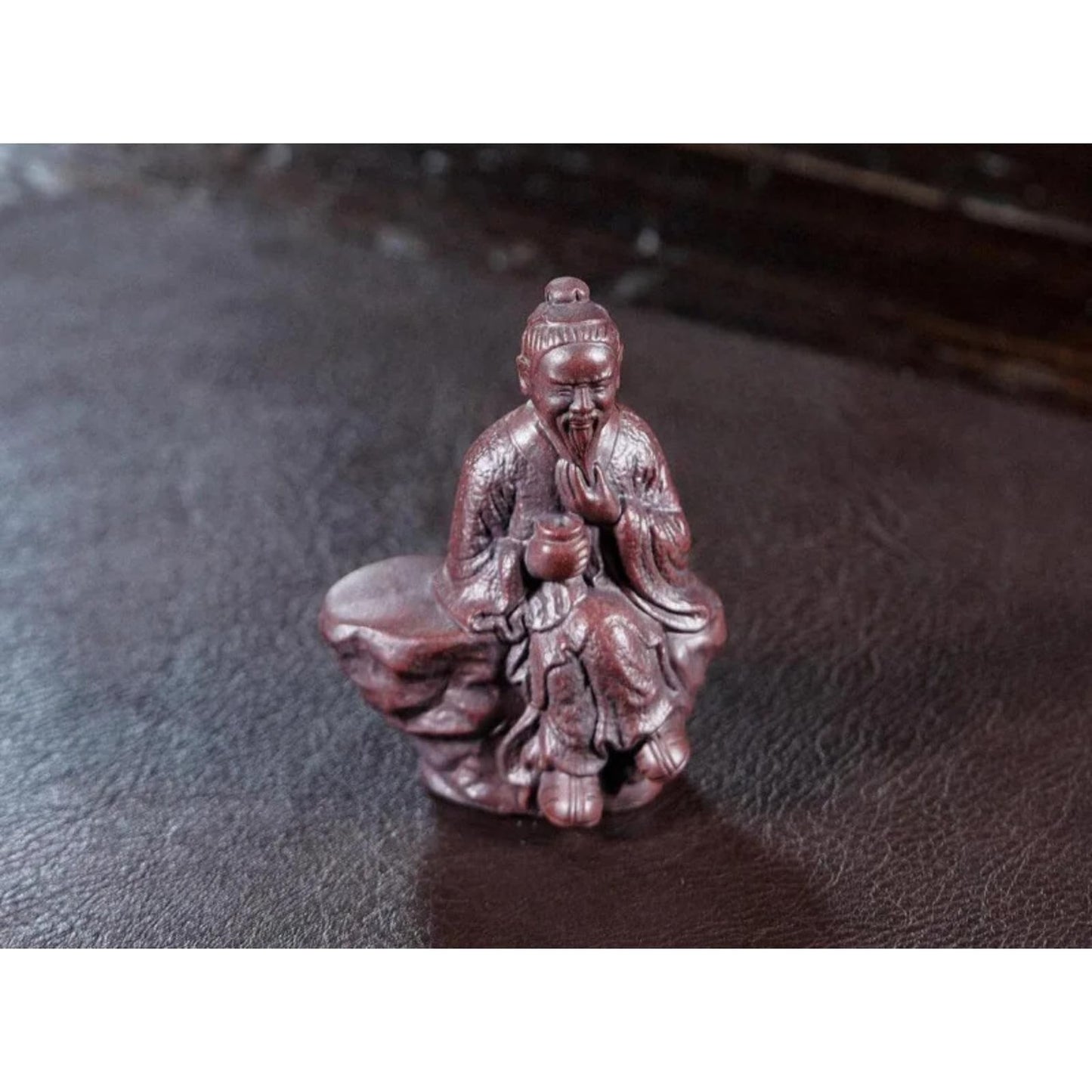 Purple Sands Tea Pet The Sage of Tea Tea Play Ornaments 9.5cm Tea Statue Decor