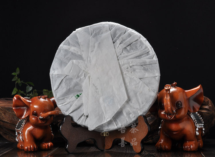 Xiaguan 2012 Shunyu Renchen Special Made FT 88 Green Cake 357g Puer Raw Tea
