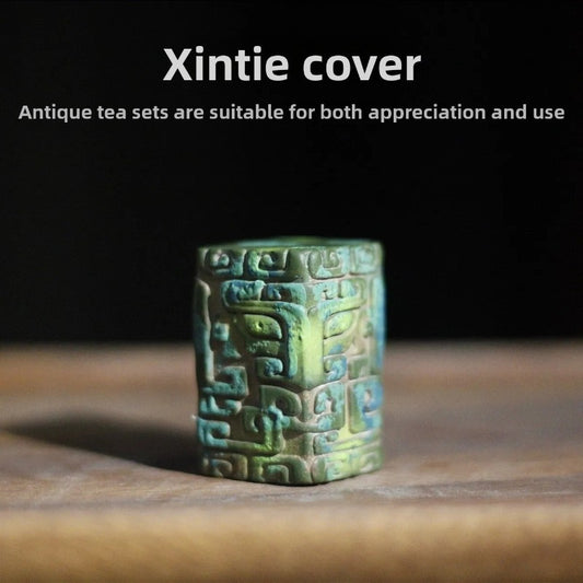 43mm Chinese Retro Yixing Purple Clay Tea Pet Gift Sculpture Teapot Lid Stand