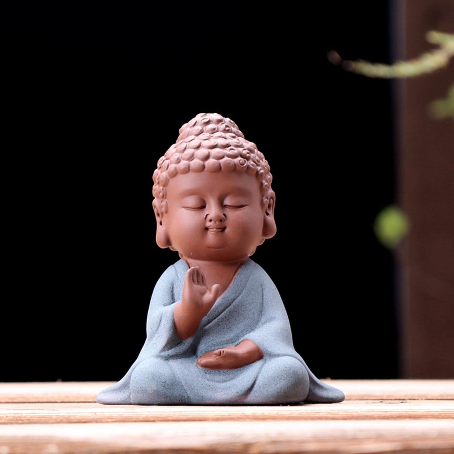 Buddha Purple Sands Tea Pet 11cm 4.4in Tea Tray Accessory Tea Ceremony