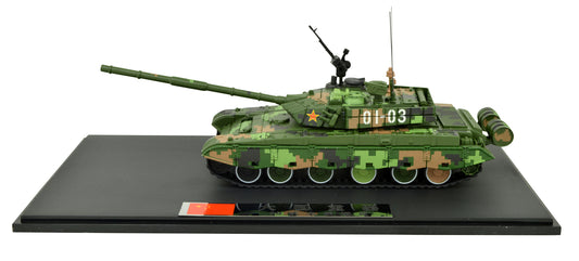 1:72 Chinese PLA ZTZ-99A Main Battle Tank Model Metal Diecast Armored Car 01-03