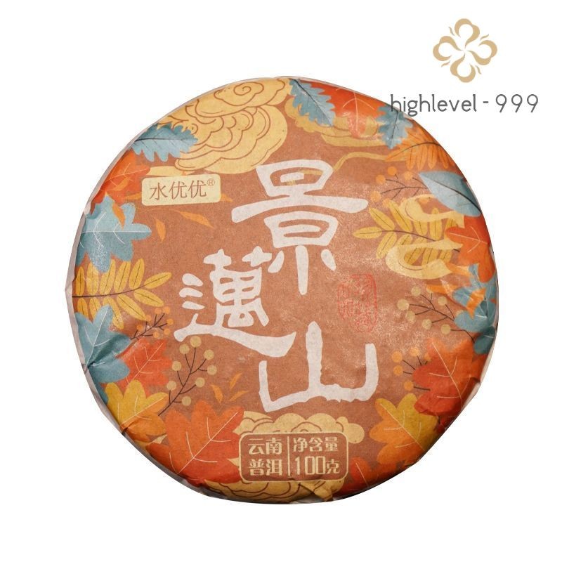100g 2021 Yunnan Pu-erh Raw Tea Cake Jingmai Mountain Pu-erh Tea