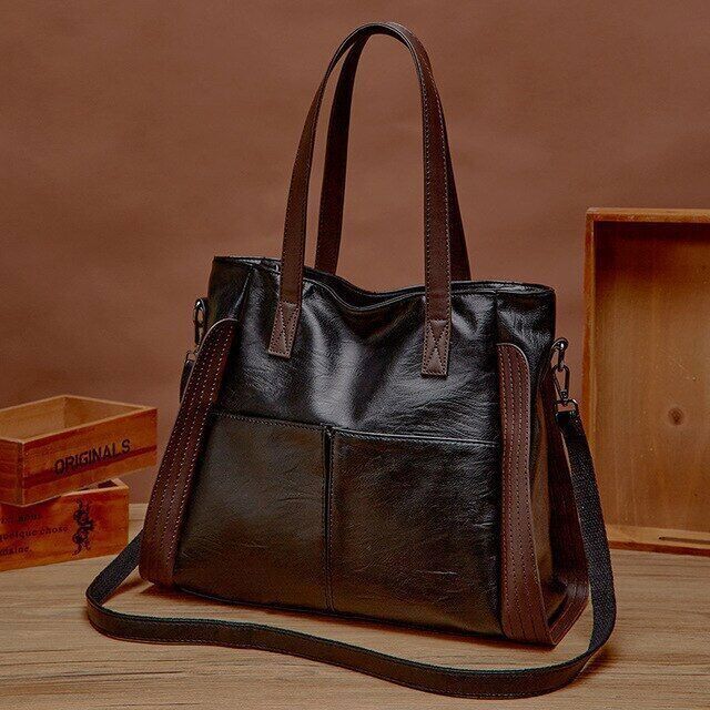 Handbag Women Handle Bag PU Leather Shoulder Bag Business Hand Bag 2023 Trend