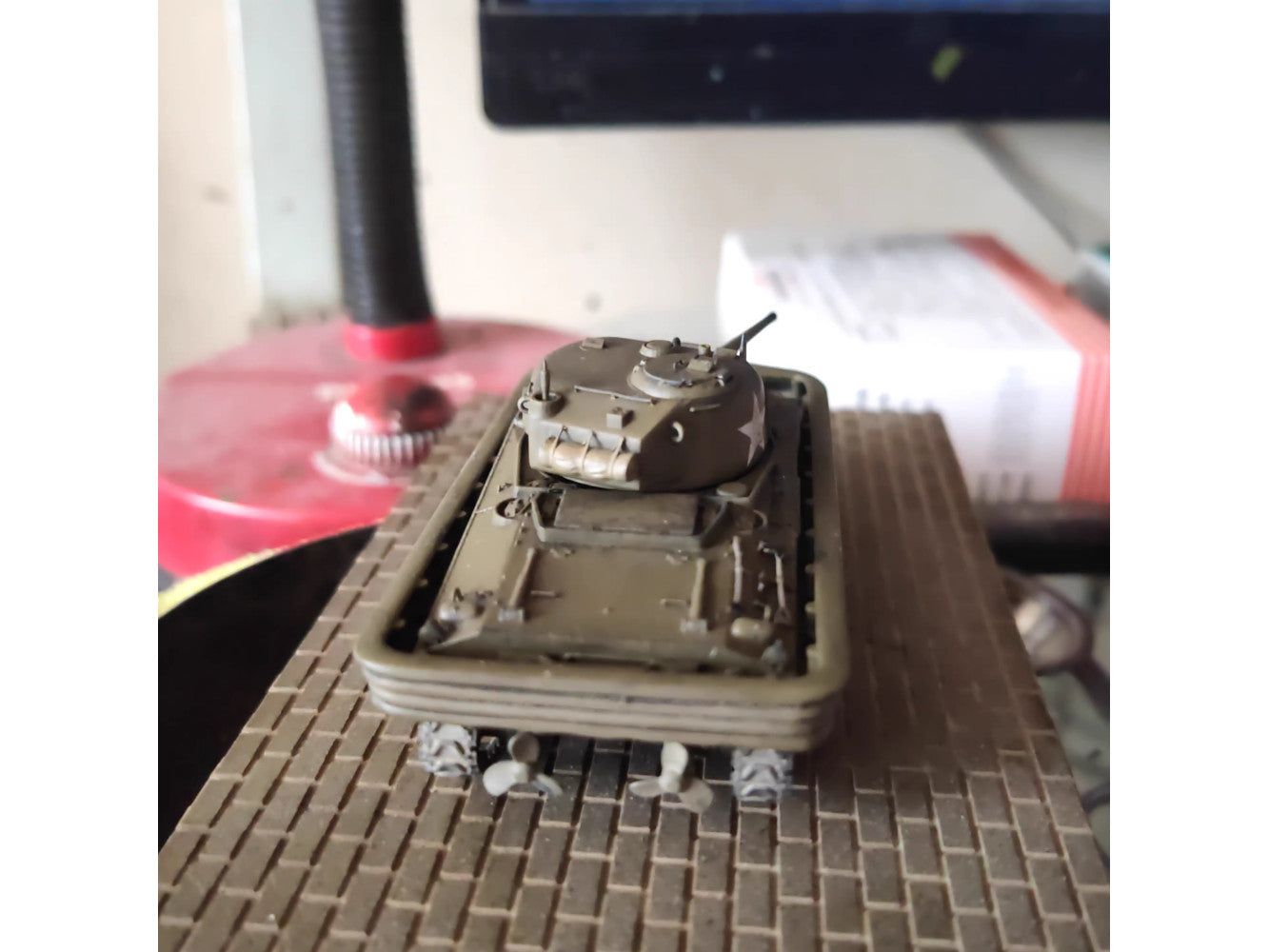 1/72 US M4 Sherman DD Amphibious Tank Painted Finished Model