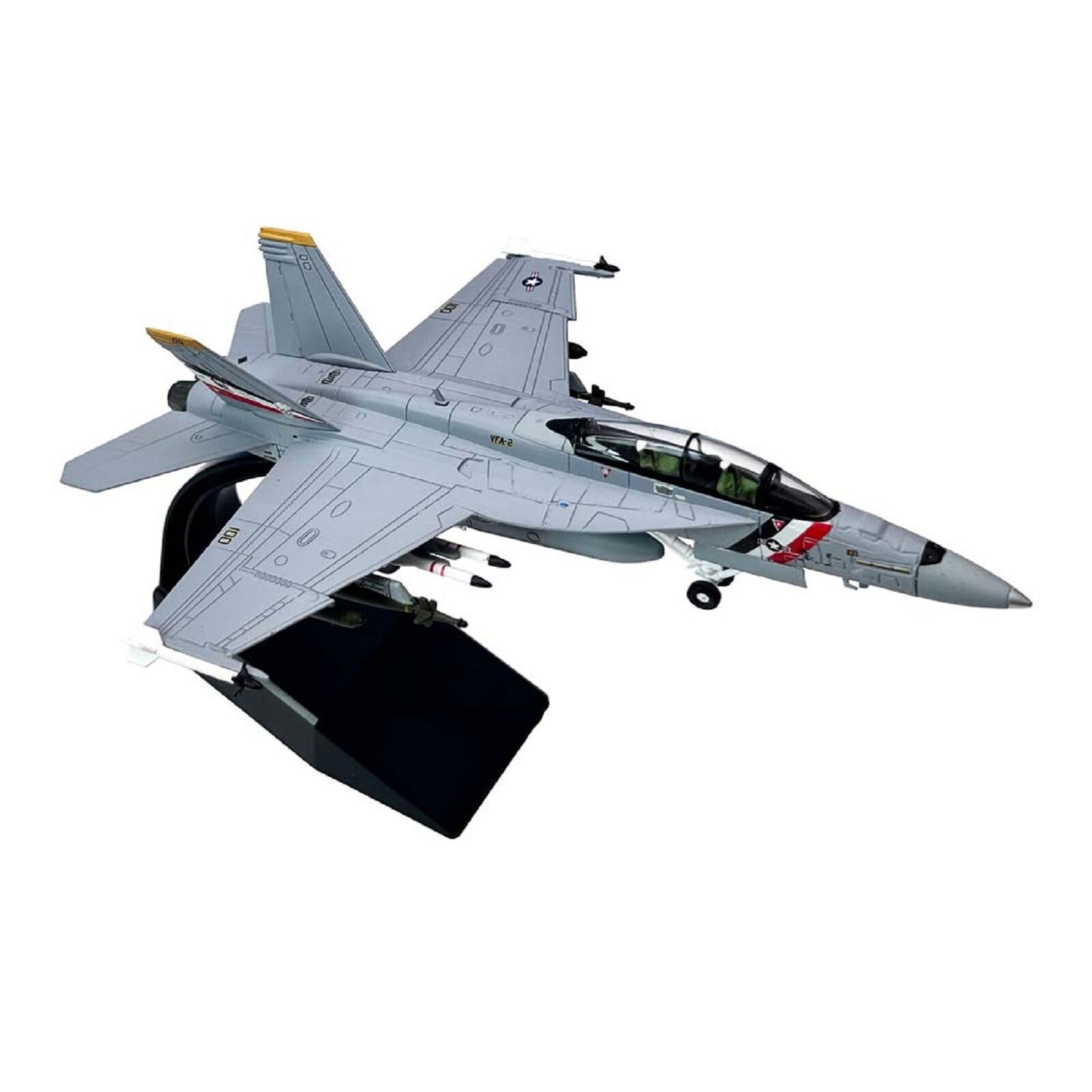 1/100 F18 Super Hornet Bounty Hunters Fighter Jet Alloy Aircraft Model B
