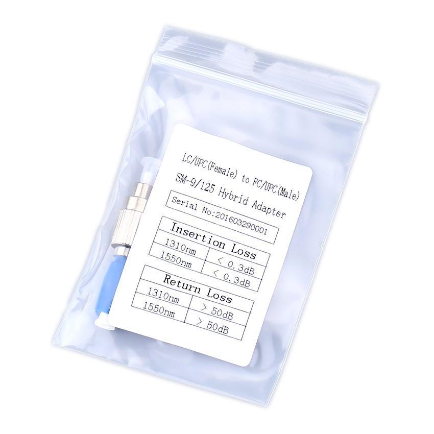 High Quality 2.5mm to1.25mm LC FC Hybrid Adapter Single Mode Fiber Optic Adapter
