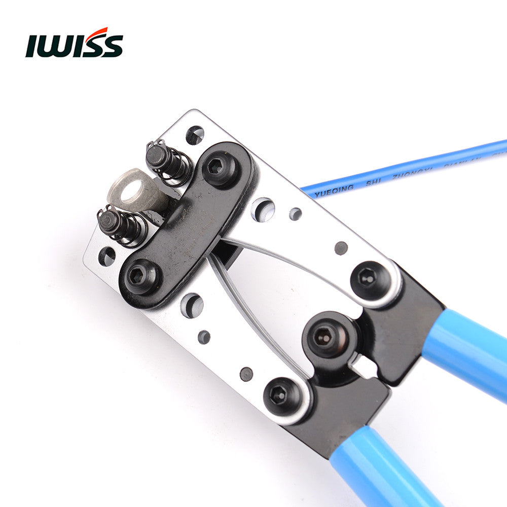 IWISS HX-50B 6-50mm² Wire Terminal Cable Lug Crimper Cu/Al Terminal Ratchet