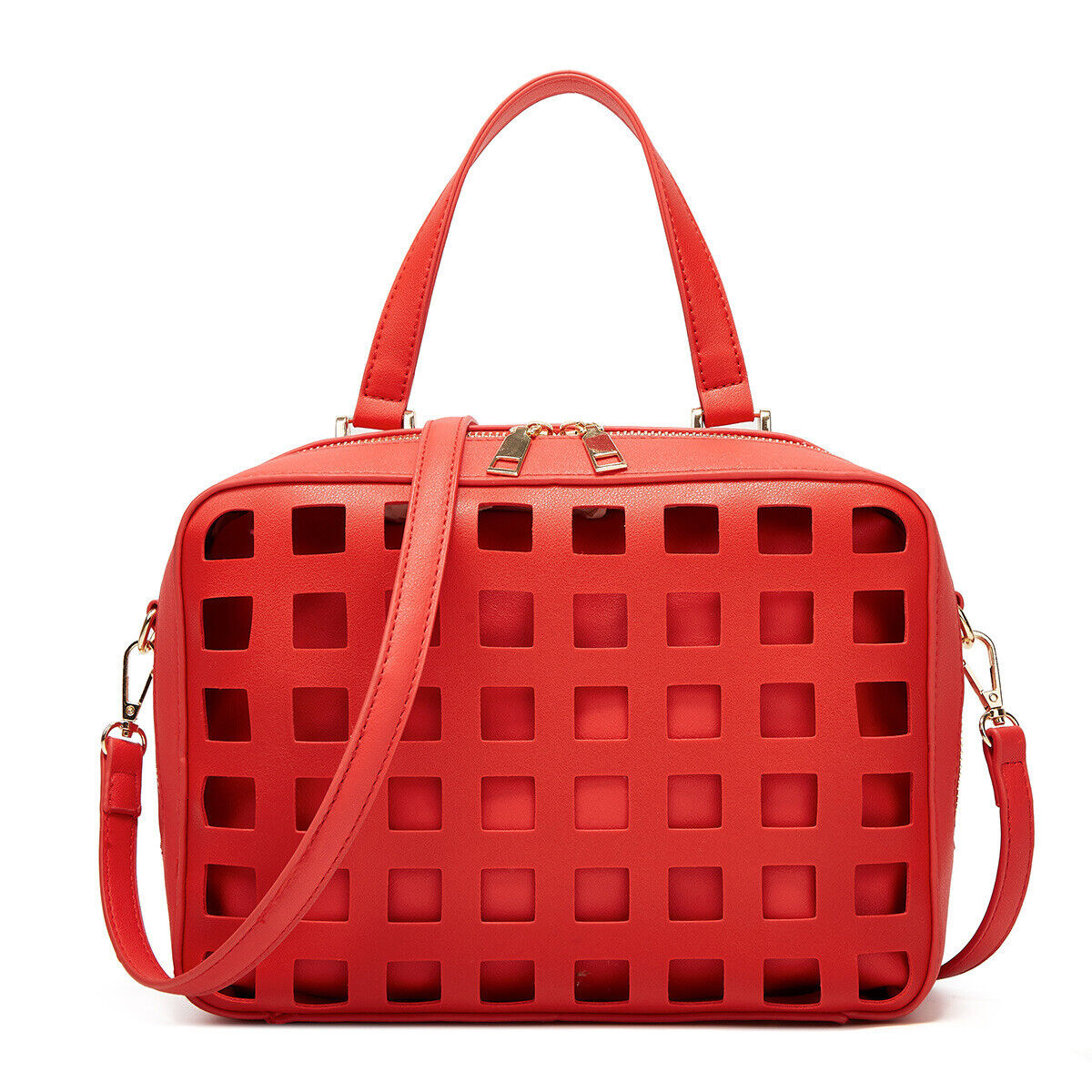 Women Faux Leather Shoulder Bag Tote Purse Handbags Messenger Crossbody Satchel