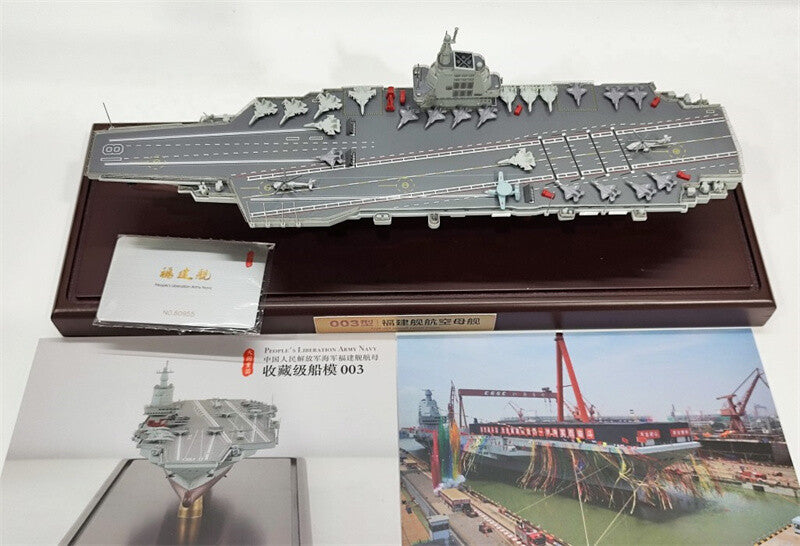 for FLOZ Chinese Navy 018 Fujian Ship Plane Carrier 1/1000 Ship Pre-built Model