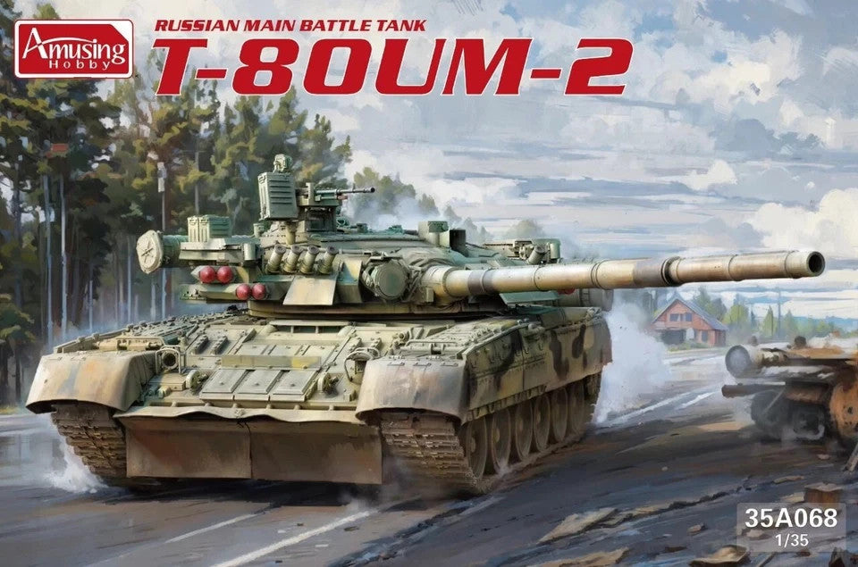 Amusing Hobby 35A068 1/35 Russian Main Battle Tank T-80UM-2