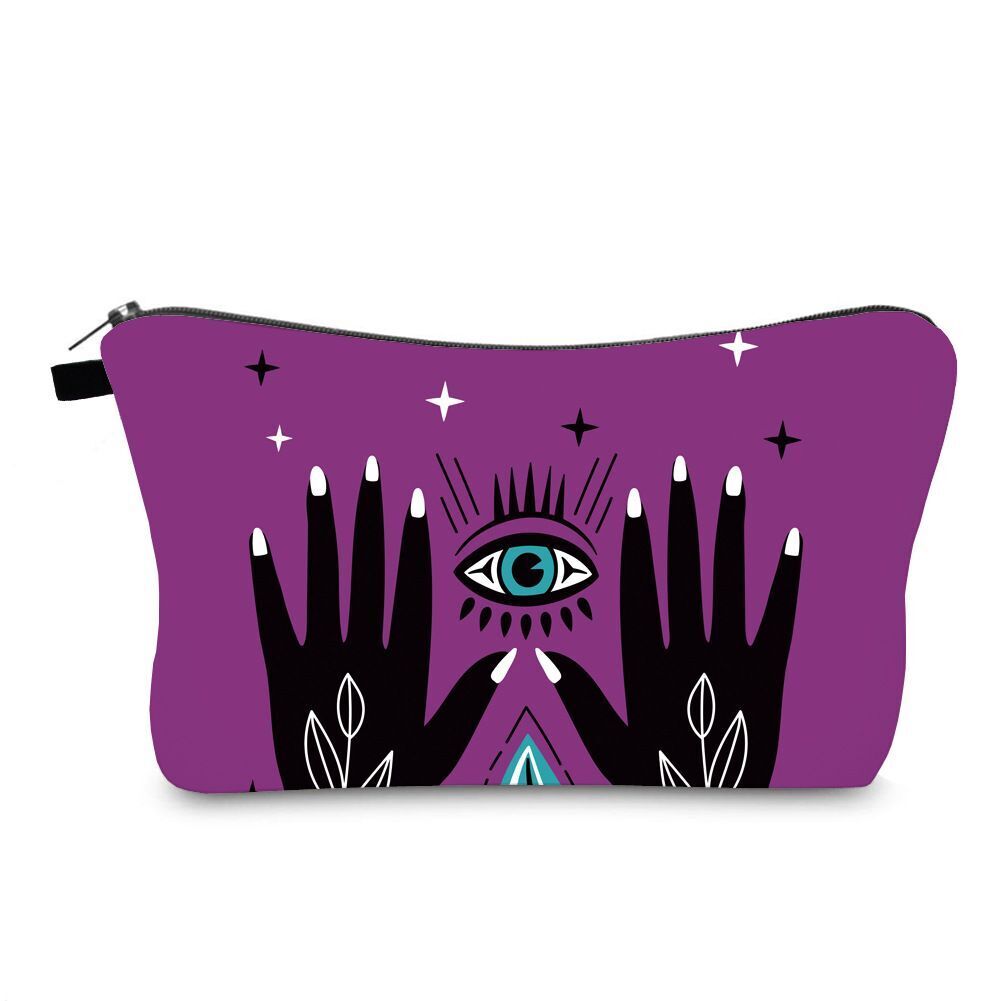 Cosmetic Bag Printed Traveling Storage Bags Clutch Washing Bag Makeup Organizer