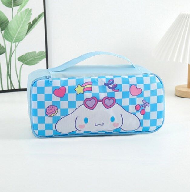 Cartoon Portable Women's Underwear Storage Bag Travel Cosmetics Storage