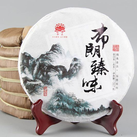 357g Bulangzhenwei Pu-Erh Tea Natural Organic Green Tea Cha Tea Health