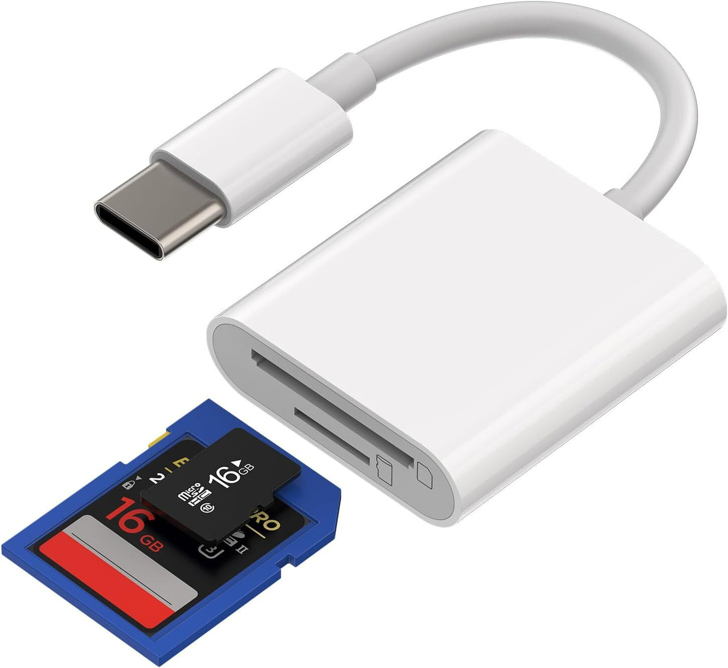 TF/SD Card Adapter Camera Reader for iPad iPhone6 7 8 Plus 13 14 15 Pro X Xs Lot