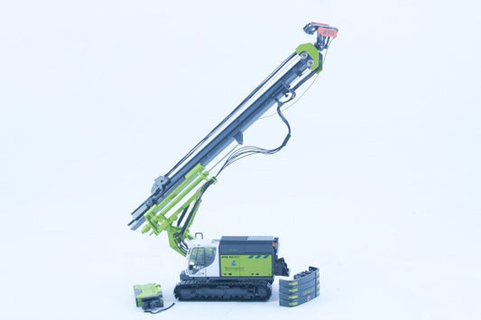 1:50 BYMO RTG RG21T Pile Drive with Hydraulic Vibrator Machine Diecast Model #3