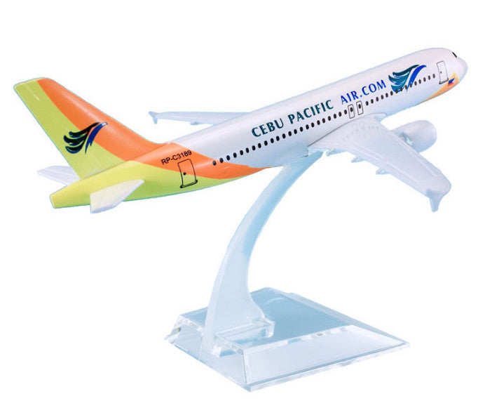 16CM CEBU Pacific AIRBUS A320 Passenger Airplane Diecast Aircraft Plane Model