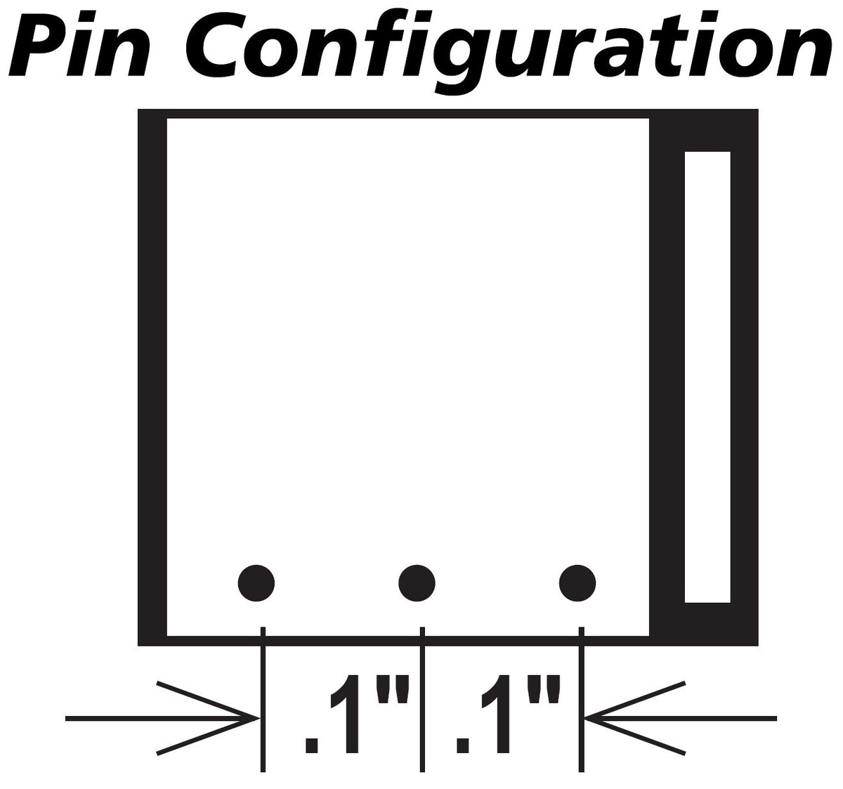 2K Ohm ½W Single Turn Cermet Potentiometer with Shaft, 0.1" Pin Spacing, ⅜-inch