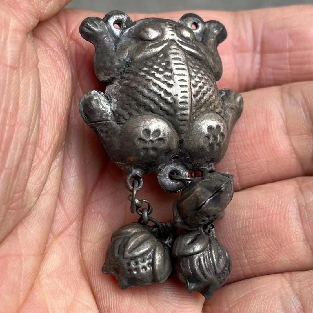 Tibetan Silver Goldfish Tassel Pendant Vintage DIY Jewelry Craft Charm