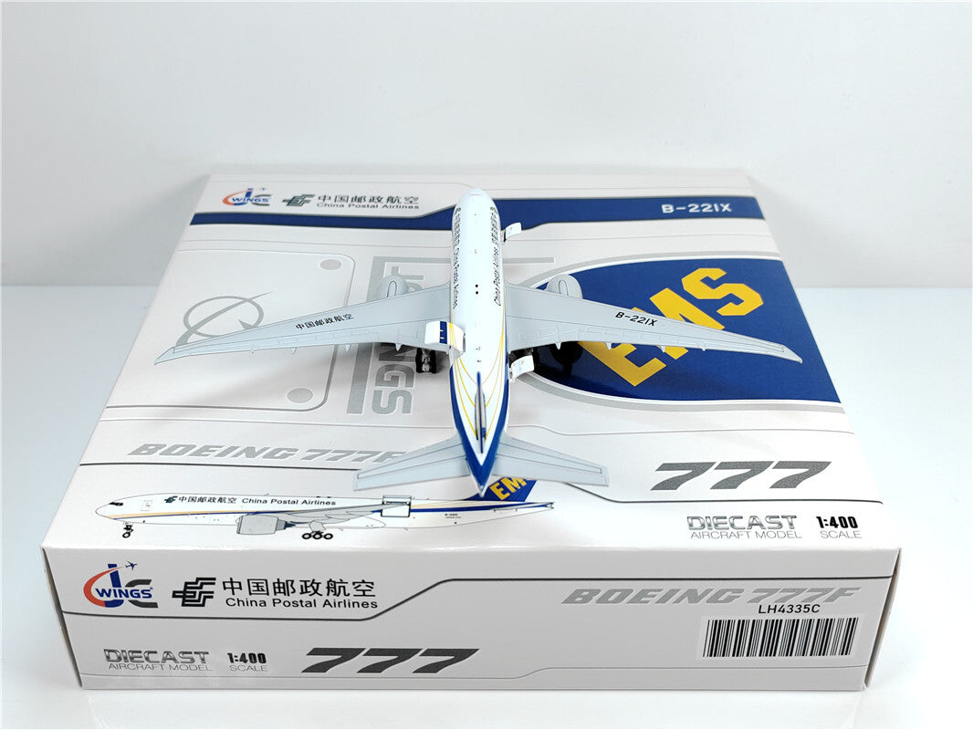 1:400 JC Wings EMS BOEING B777-200LRF Passenger Airplane Diecast Aircraft Model