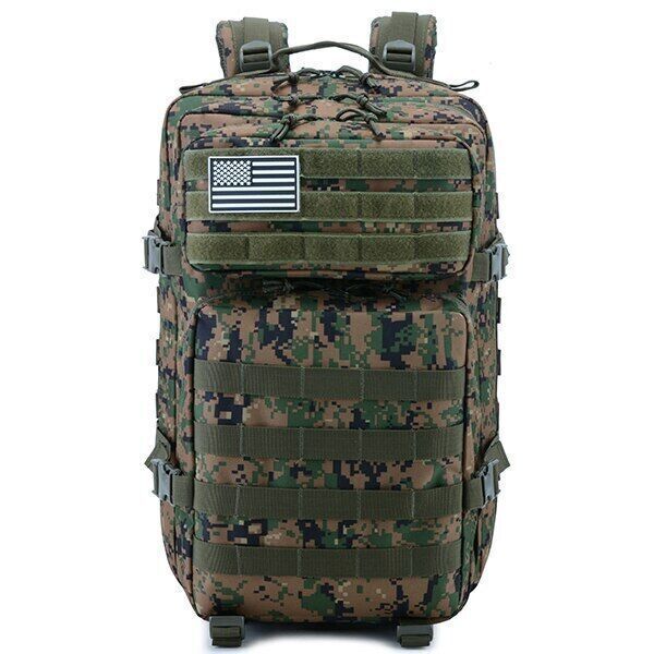50L Camouflage Tactical Backpack Men Army Bags Hunting Trekking Rucksack Bag