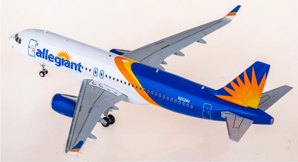1:200 Geminijets Allegiant Airbus A320 N252NV Passenger Airplane Diecast Model