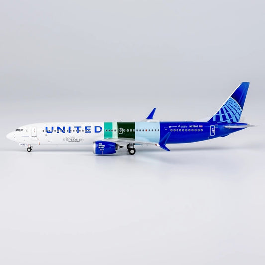 1:400 NG Model UNITED BOEING 737 MAX 10 Passenger Plane Diecast Aircraft Model