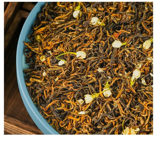 500g YunNan MoLi Hua DianHong black tea FengQing Jasmine DianHong Black tea