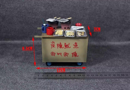 1/12 Model Set Chinese Cuisine Braised Squid Barbecue 15022