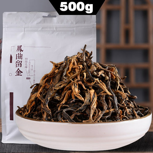500g Chinese Yunnan Dianhong Maofeng Tea Tea Black Tea FengHetang Dian Hong