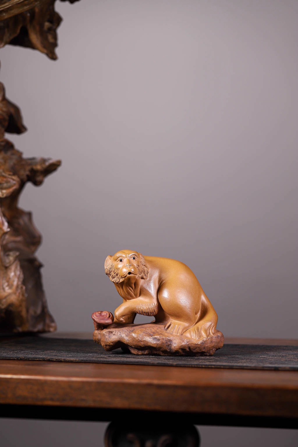 chinese yixing zisha handmade Monkey tea pet LingHouXianRui decoration DuanClay