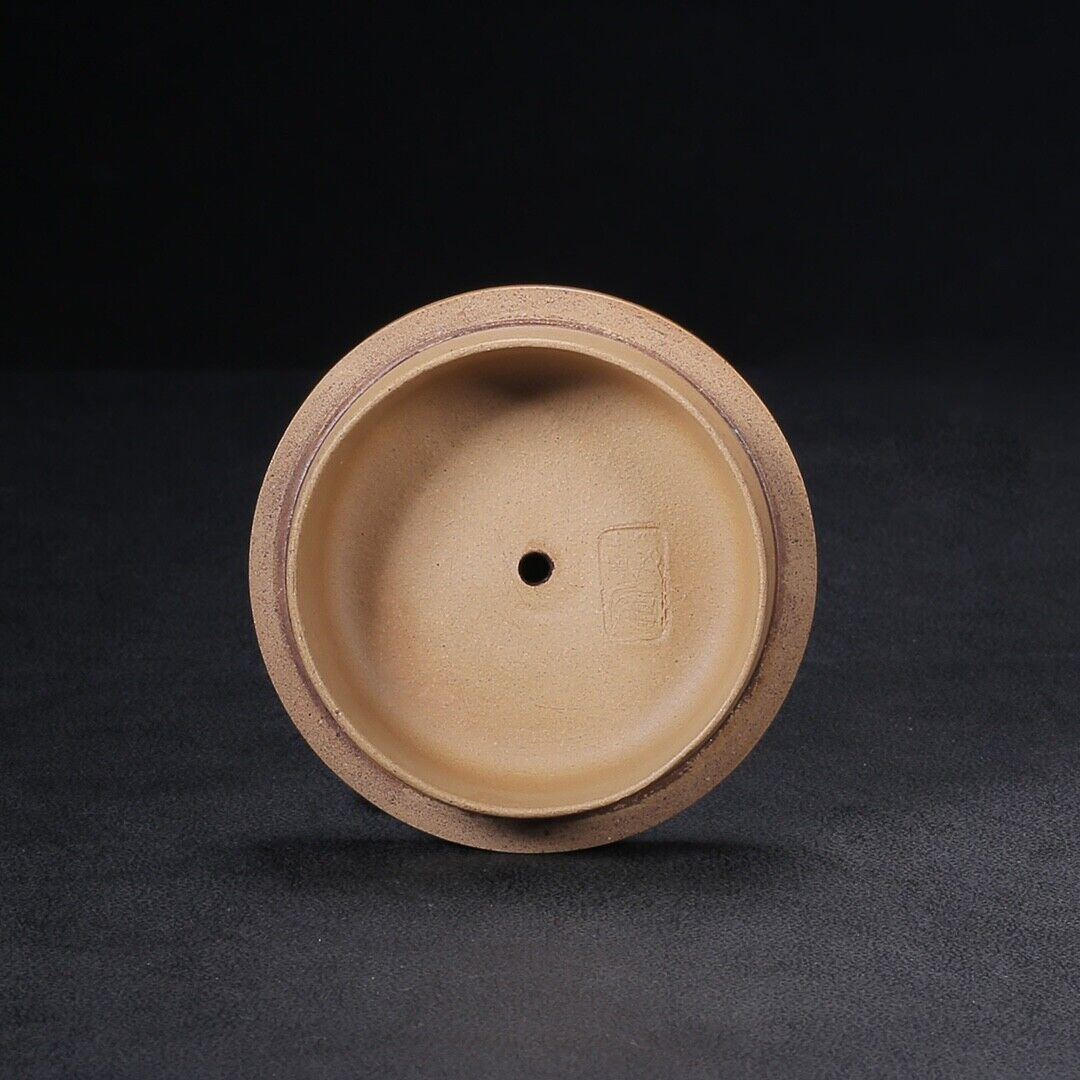 Chinese Yixing Zisha Clay Handmade Exquisite Teapot(鱼罩 底款:范家壶庄)