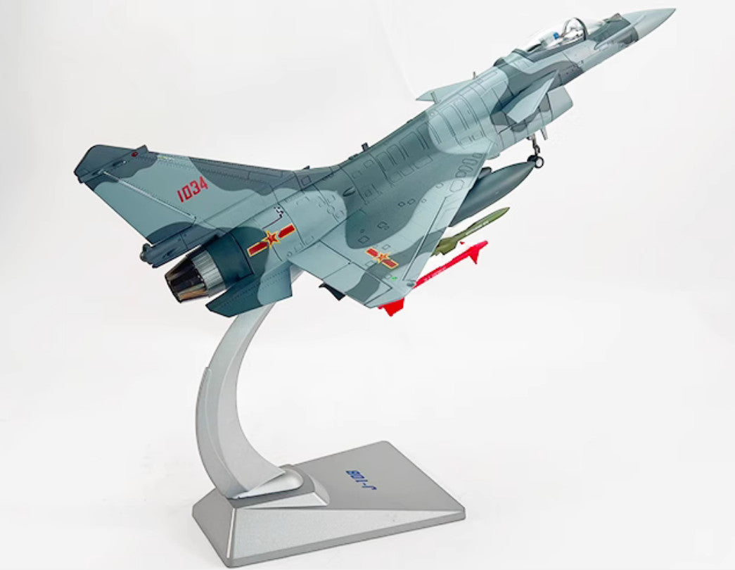 1:30 46CM China Air Force J-10B Fighter Plane Diecast Military Aircraft Model