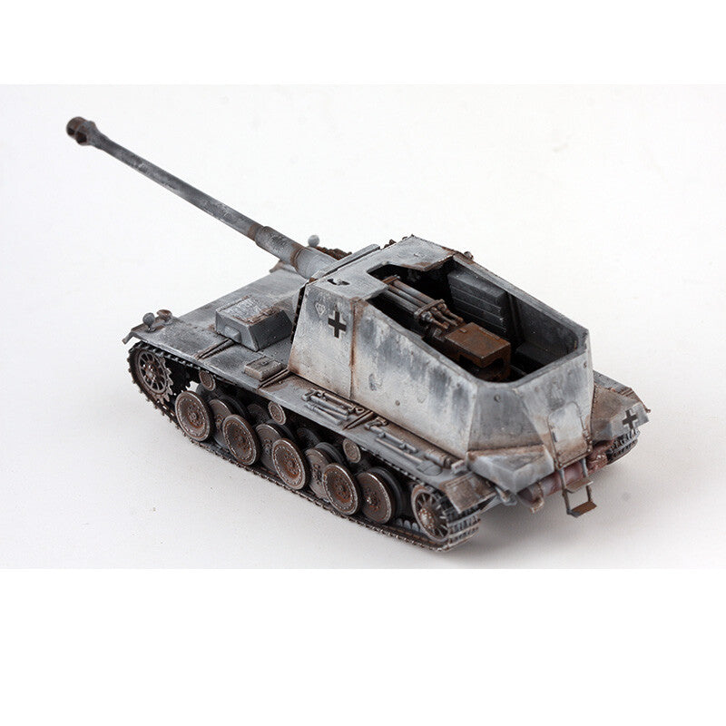 1/72 AM German 128mm Self-propelled Anti-tank Gun Emil Heavy Tank Finished Model