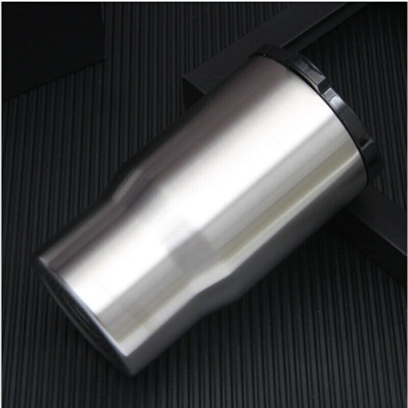 Stainless Steel Double Layer Coffee Cup Multi-function Double Lids Vacuum Cups