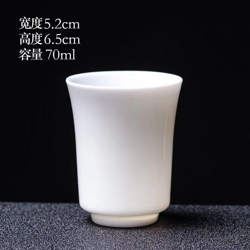 1pc Sheep Fat Jade Cabbage Tea Cup Ceramics Household Tea Tasting Cup