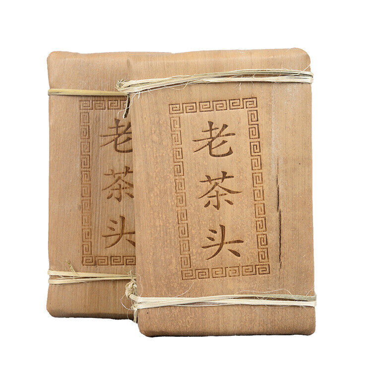 250g Pu'er Tea Golden Bud Brick Ripe Tea Brick Healthy Drink