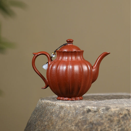 310ml Retro Yixing Purple Clay Teapots Handmade Raw Ore Mud Kettle